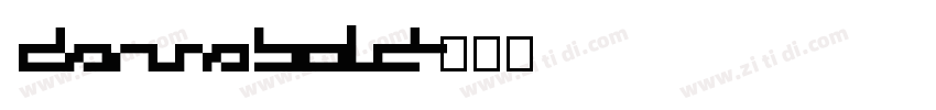 dense bold字体转换